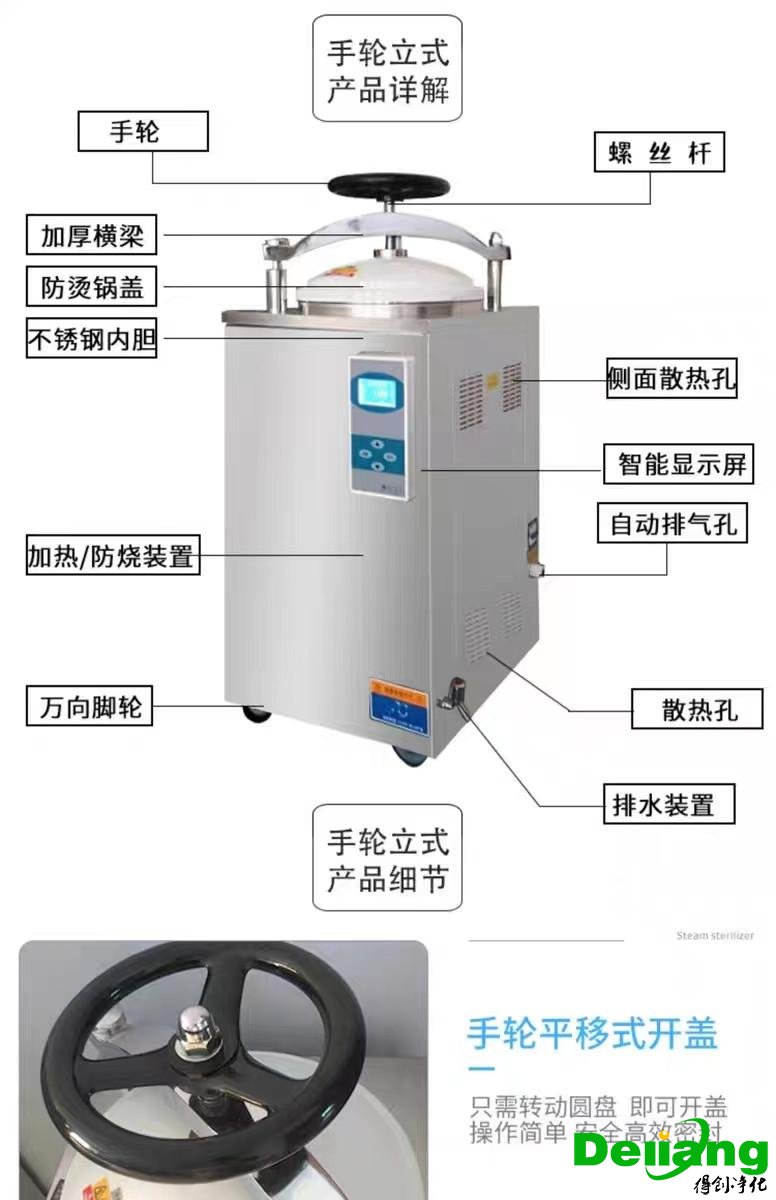 蒸氣滅菌器-結(jié)構(gòu)說明